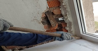 Демонтаж оконных откосов по выгодной цене от 509 руб. в Дубне - Сварной-Дбн